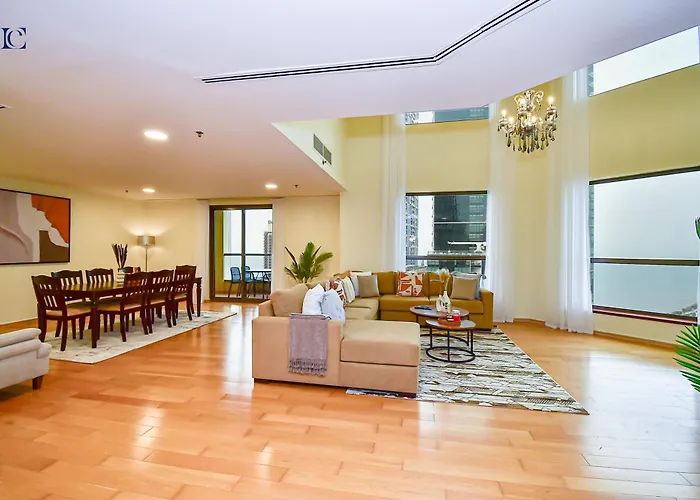 Luxury Escapes - Amazing Sea View - 4 Bedrooms Apt With Maids Room In Jbr
