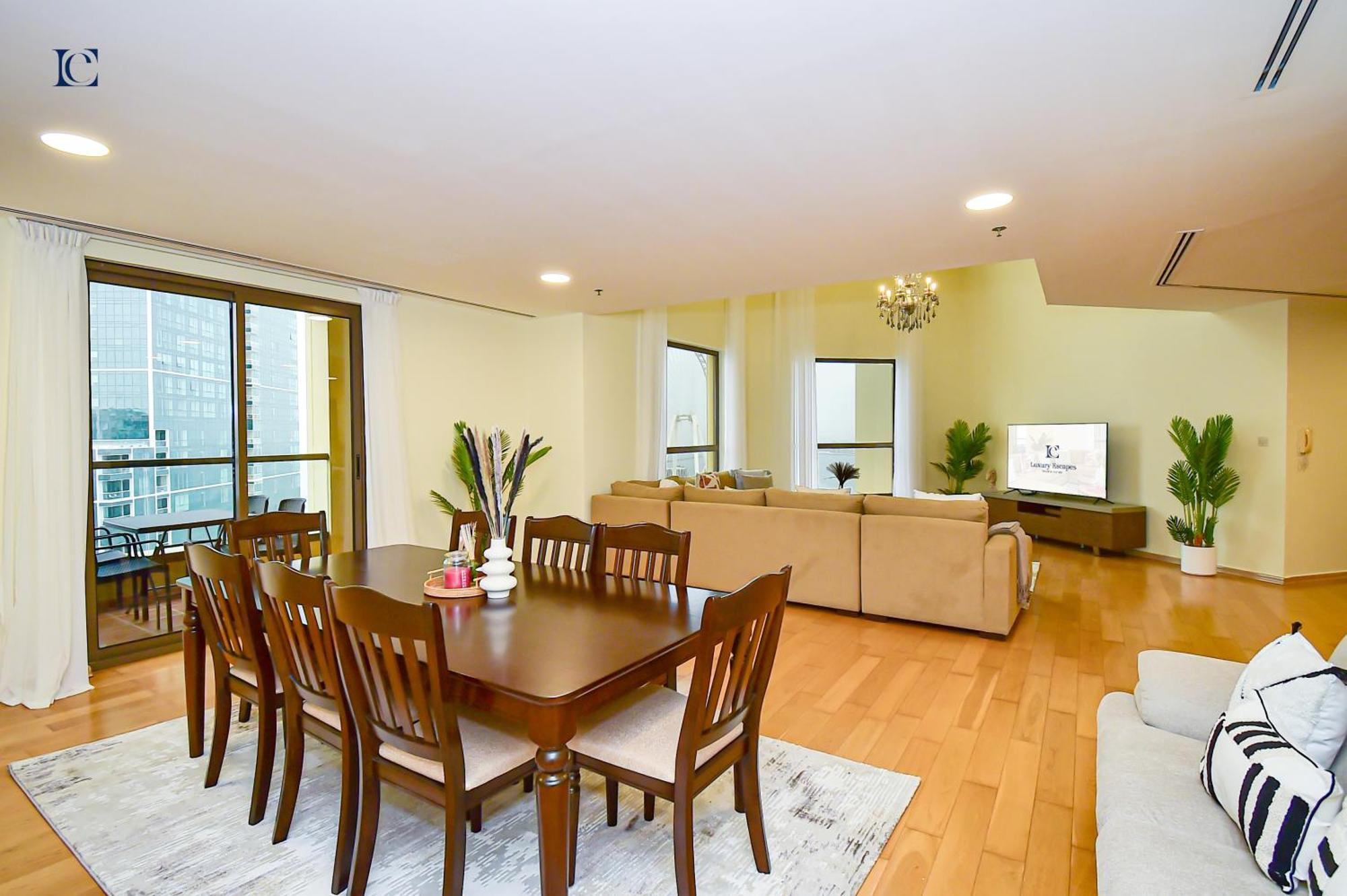 Luxury Escapes - Amazing Sea View - 4 Bedrooms With Maids In Jbr Apartment Dubai